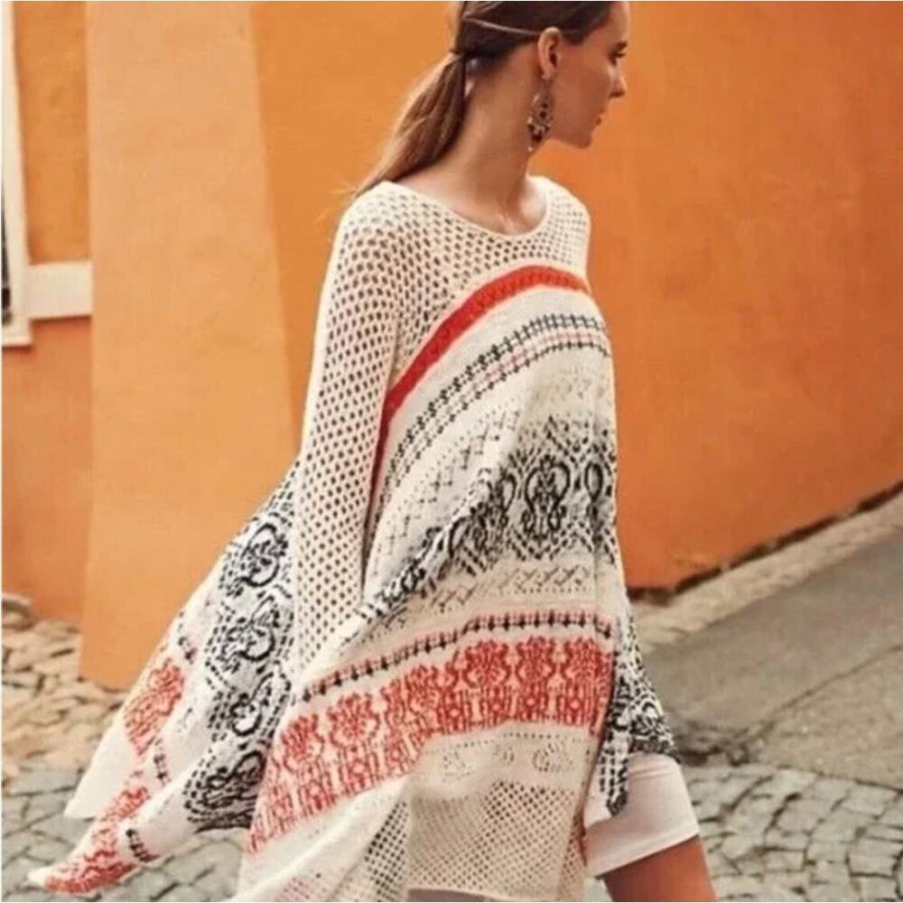 ANTHROPOLOGIE Sleeping On Snow Risen Sun Sweater Tunic {3A51} - Picture 1 of 9